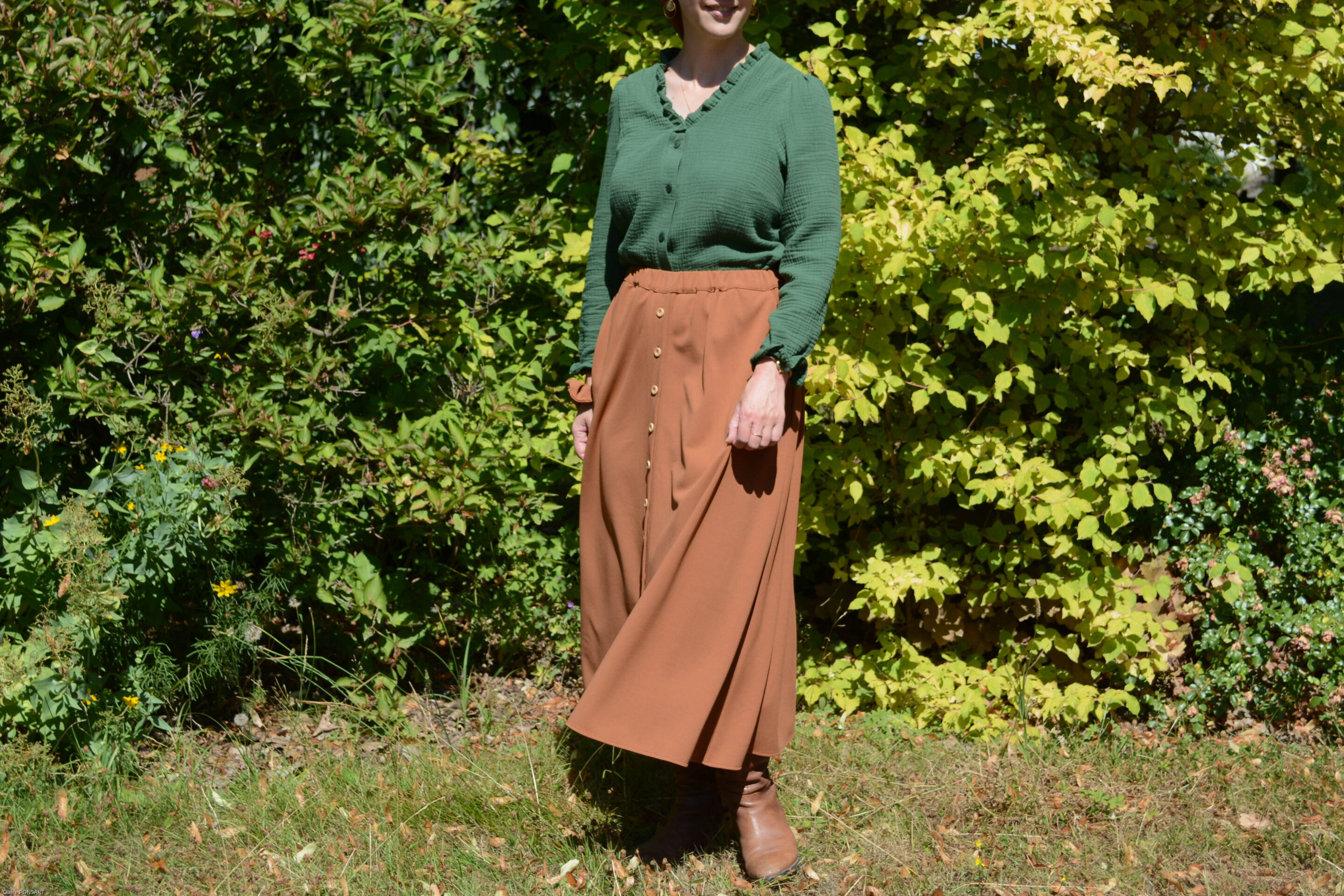 Cassandre vert Magalie camel 0065 scaled