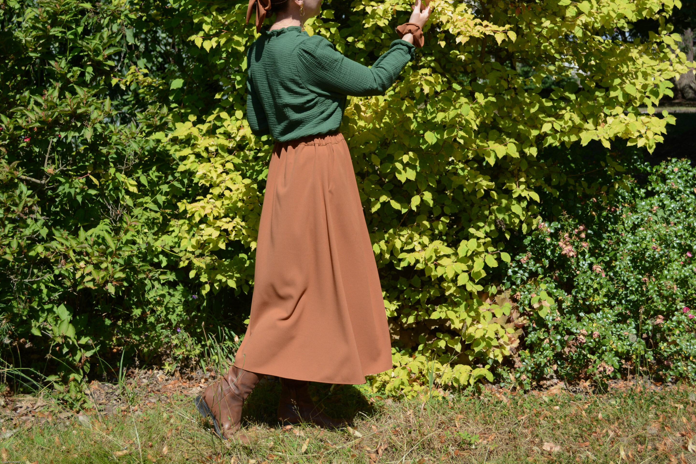Cassandre vert Magalie camel 0087 scaled