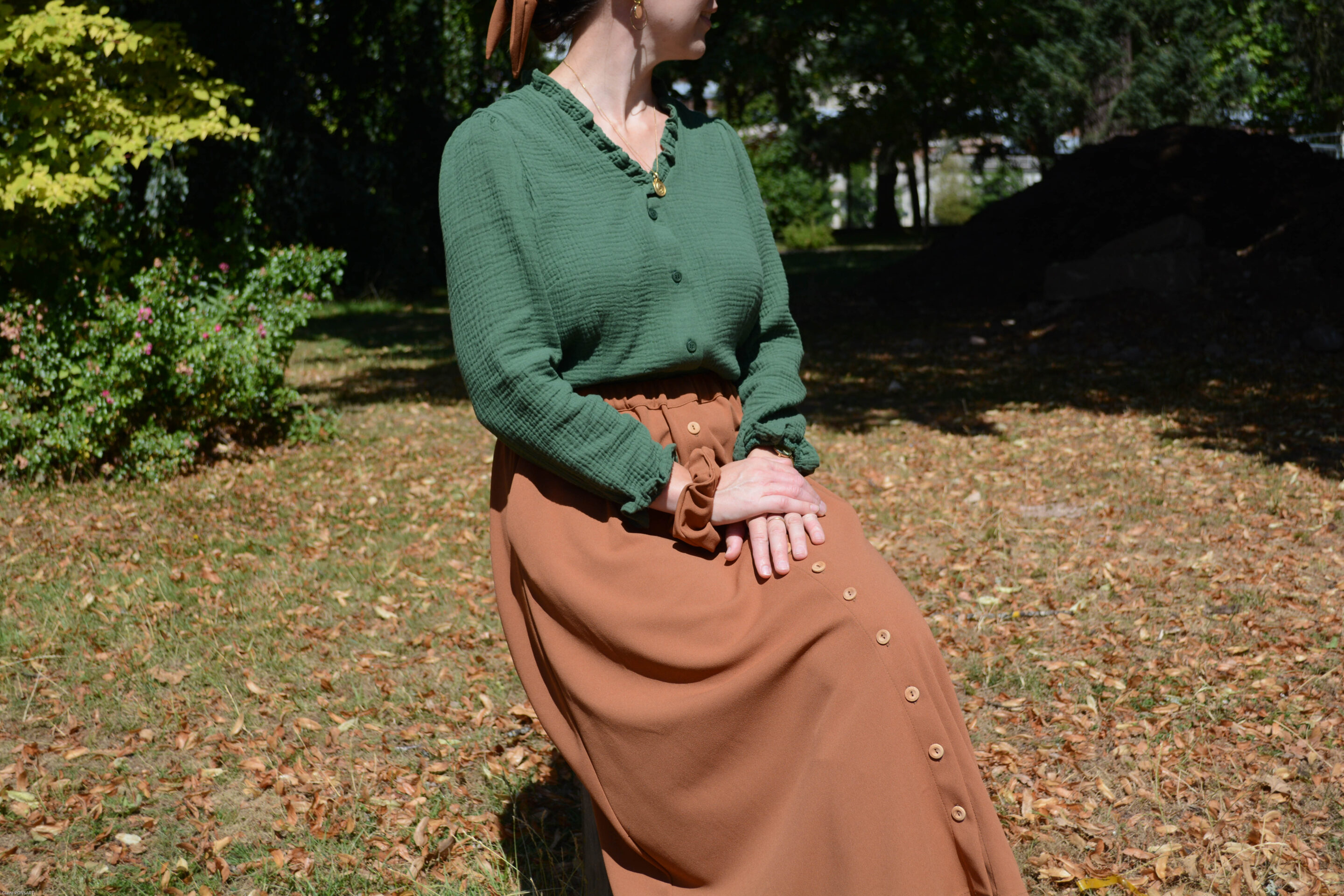 Cassandre vert Magalie camel 0221 scaled