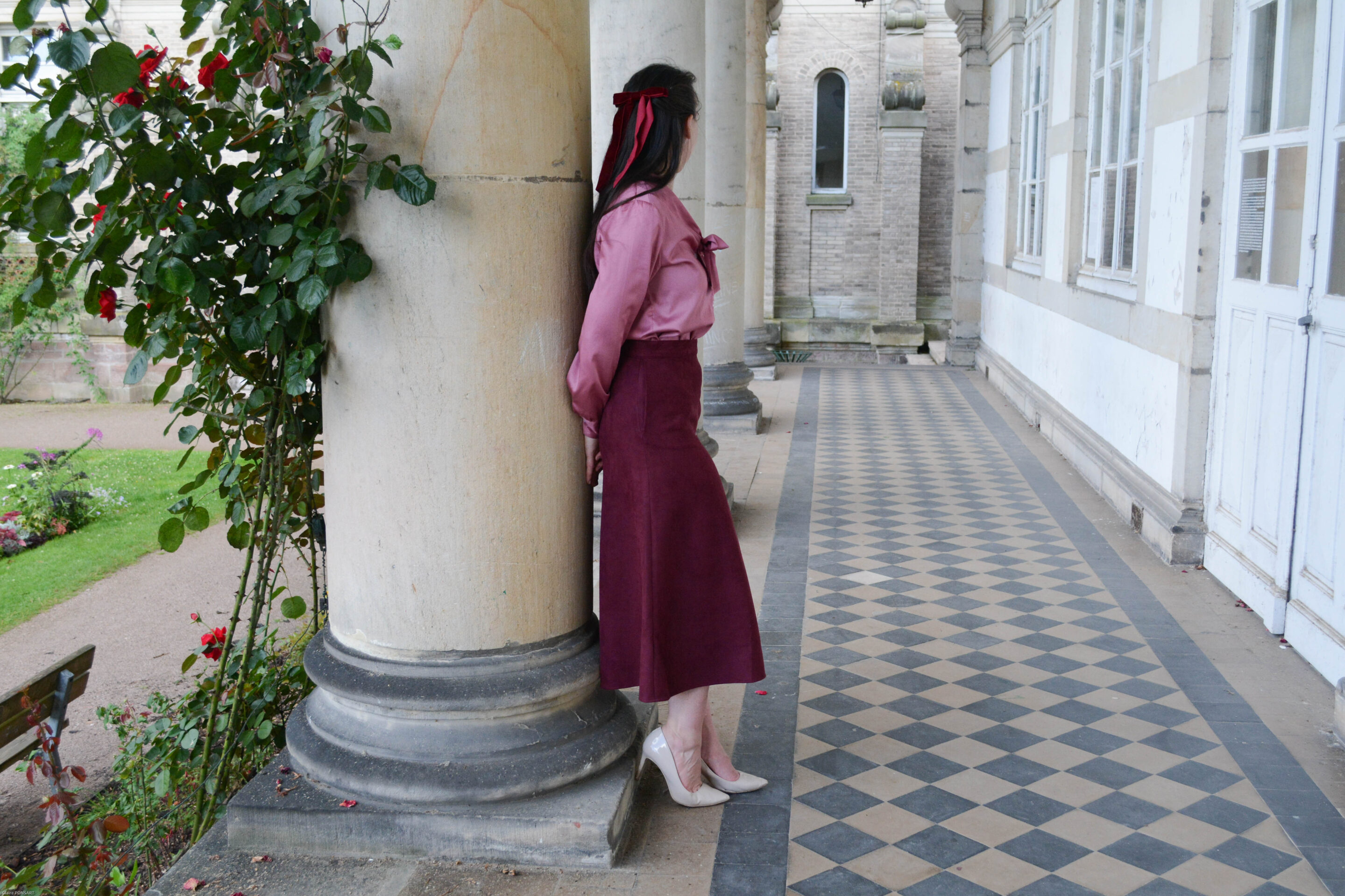 Christelle bordeaux Marguerite rose 1314 scaled