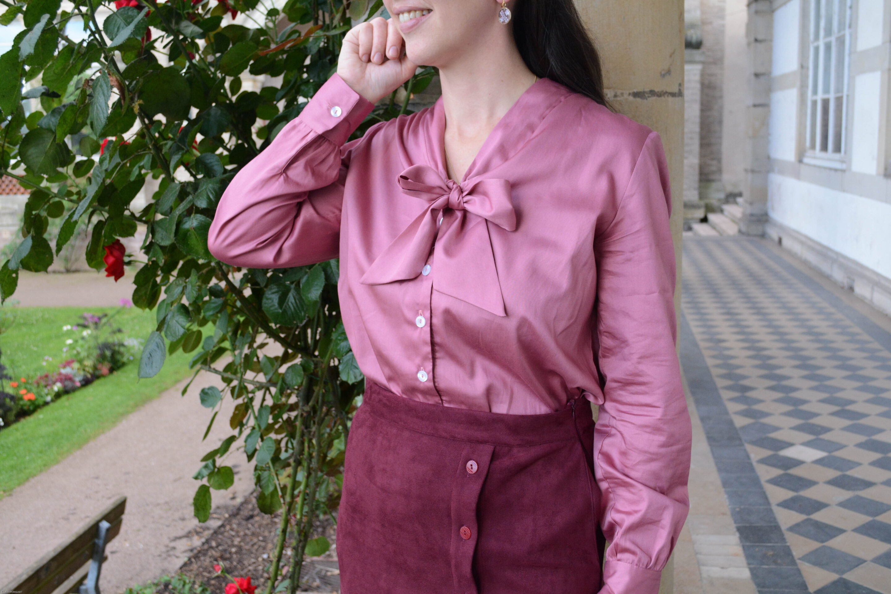 Christelle bordeaux Marguerite rose 1388 scaled