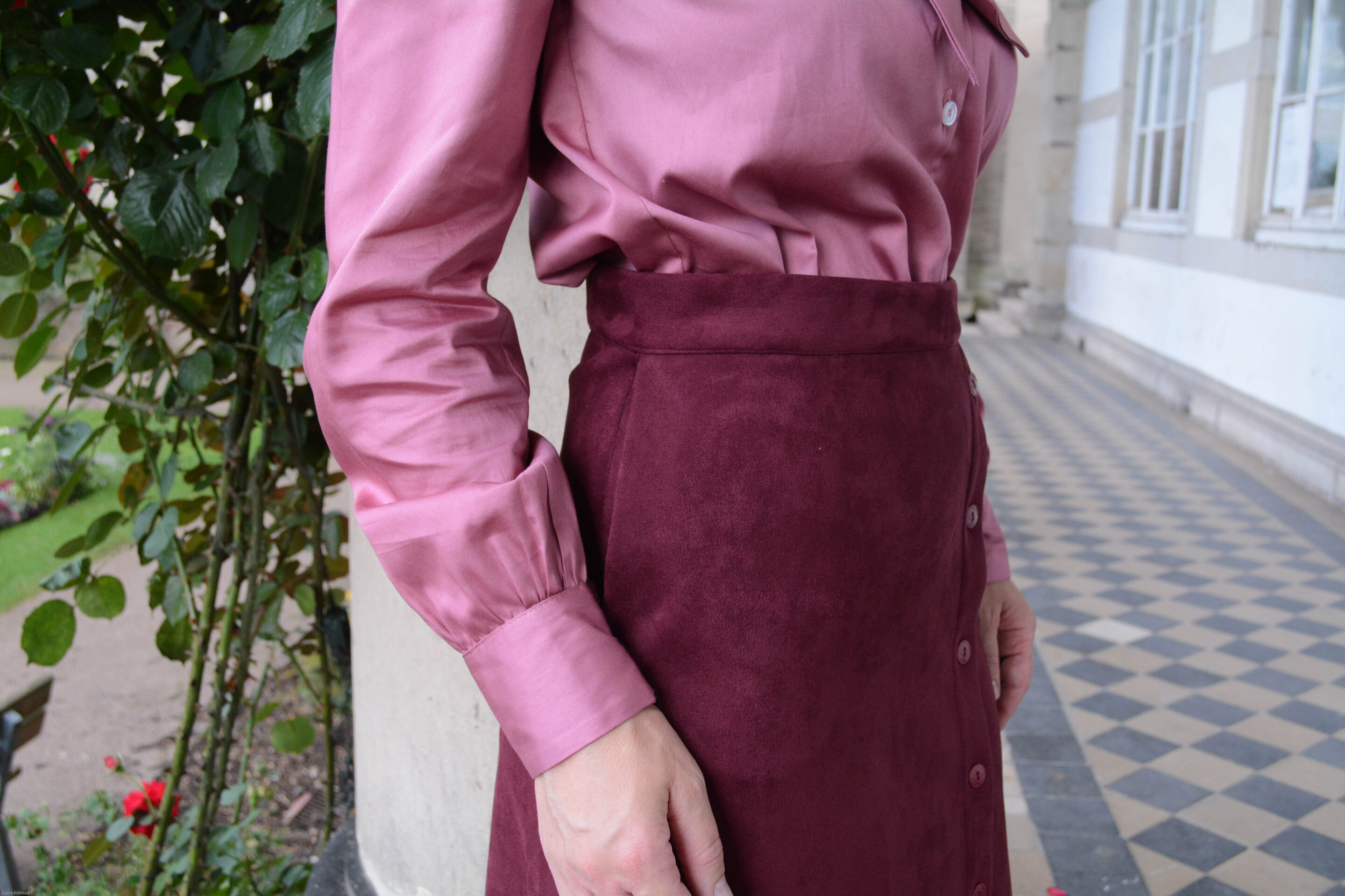 Christelle bordeaux Marguerite rose 1443 scaled