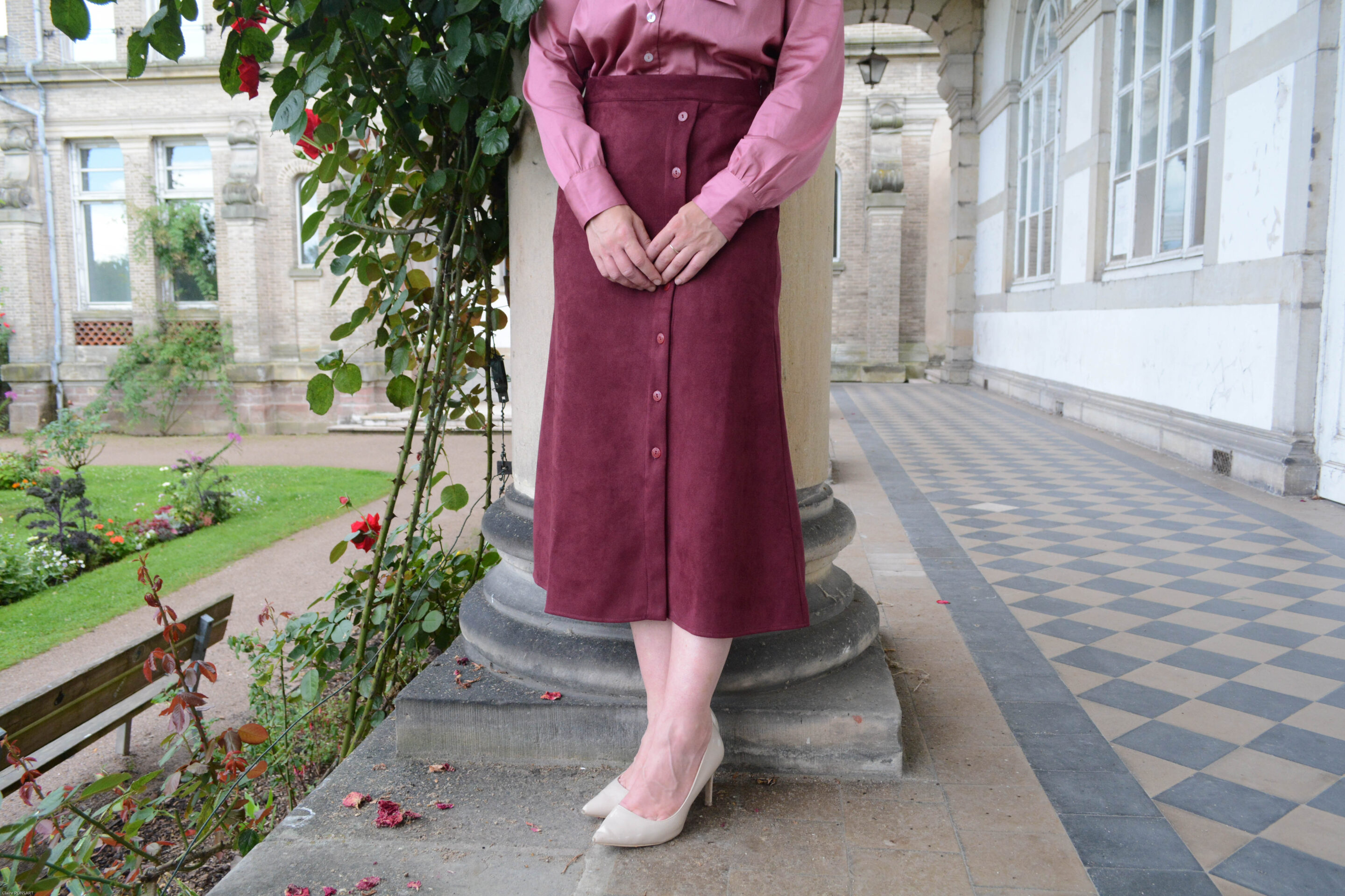 Christelle bordeaux Marguerite rose 1454 scaled