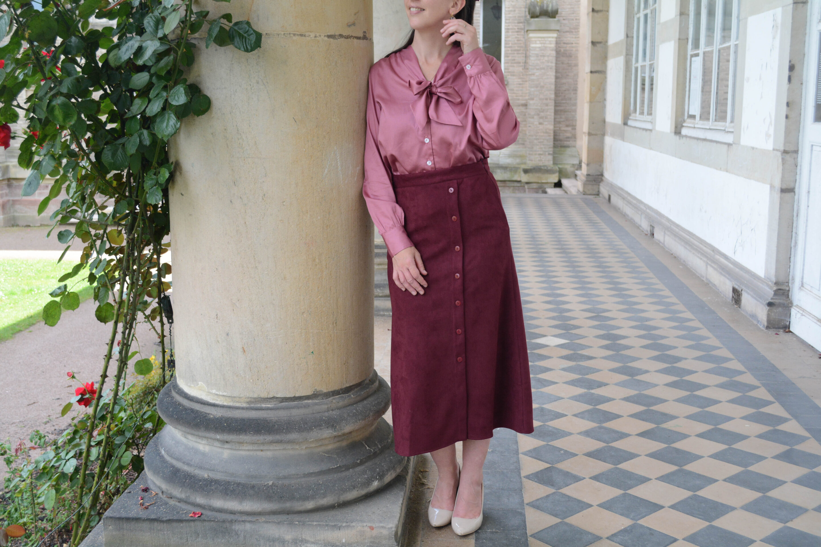 Christelle bordeaux Marguerite rose 1537 scaled