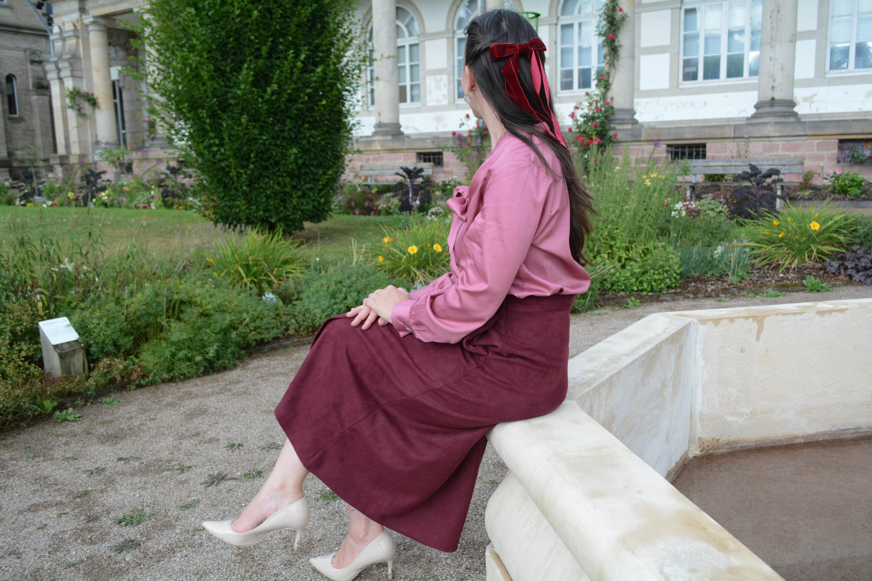 Christelle bordeaux Marguerite rose 1554 scaled